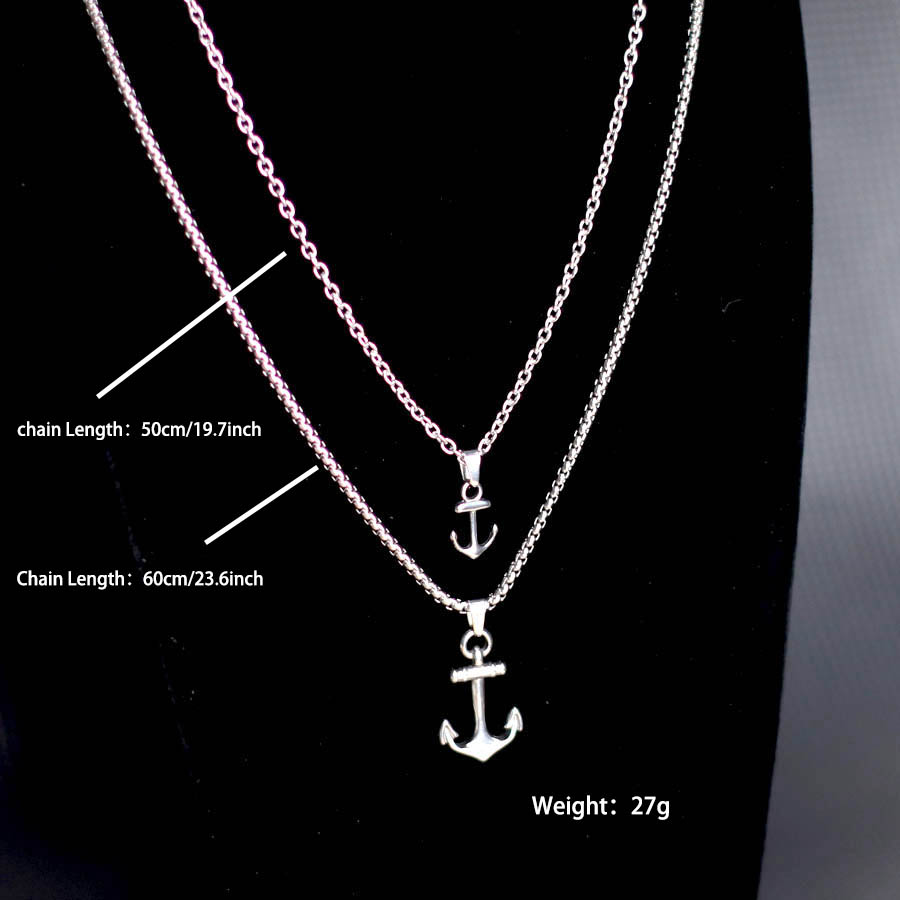 Hiphop Anchor Necklace For Men - Battle Rope Anchor review and price