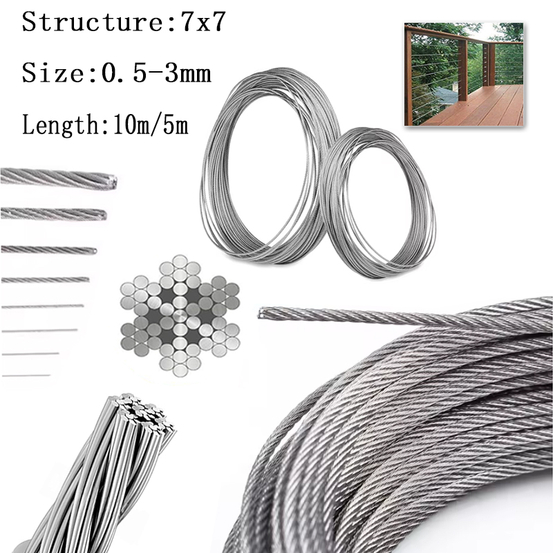 7x7 Stainless Steel Wire Rope  - Crossfit Lifting review and price
