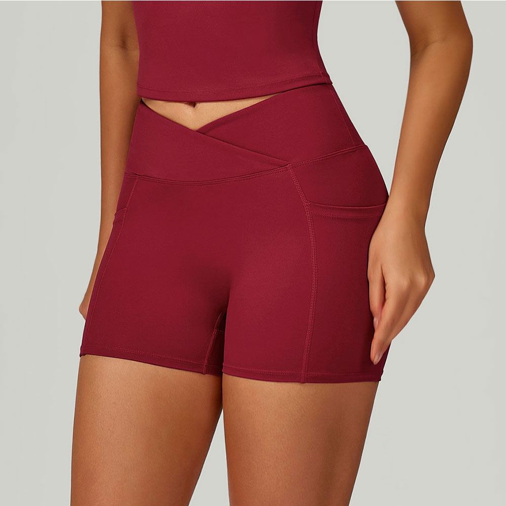Cross Waist Head Yoga Shorts H - Crossfit Workout With Equipment review and price