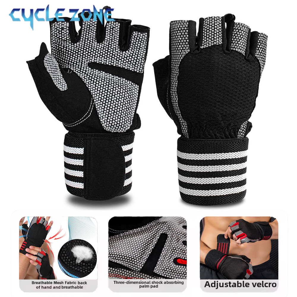 1 Pair Half Finger Gym Fitness - Crossfit Workout With Equipment review and price