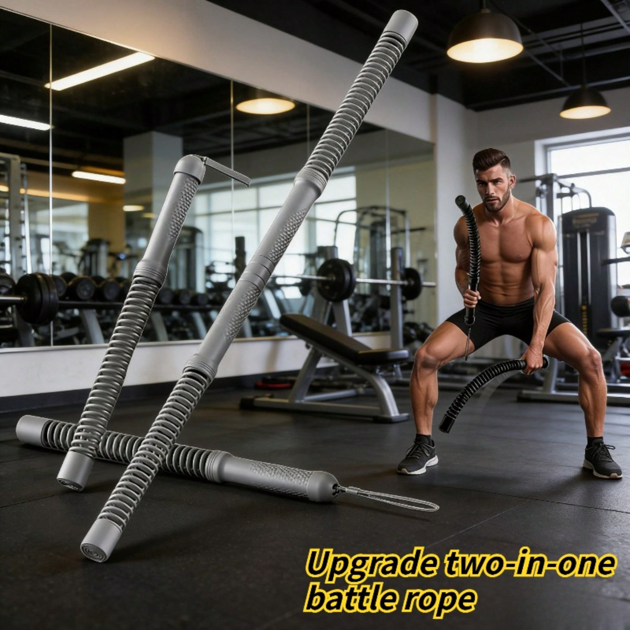 2-in-1 Upgraded Cordless Battl - Crossfit Workout With Equipment review and price