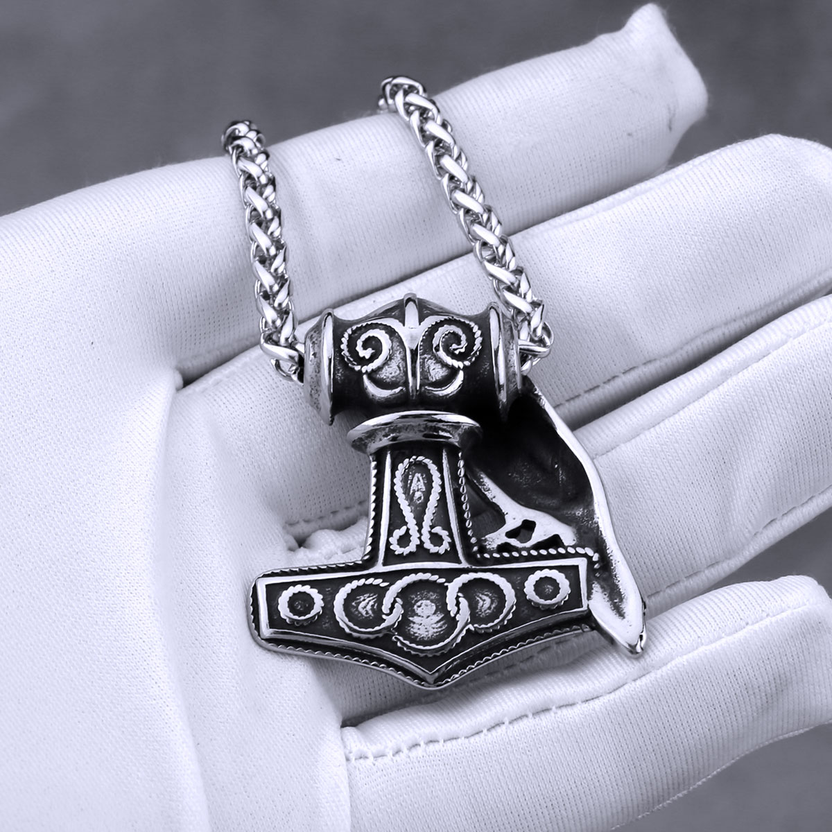 Nordic Odin Raven Thor Hammer  - Battle Rope Anchor review and price